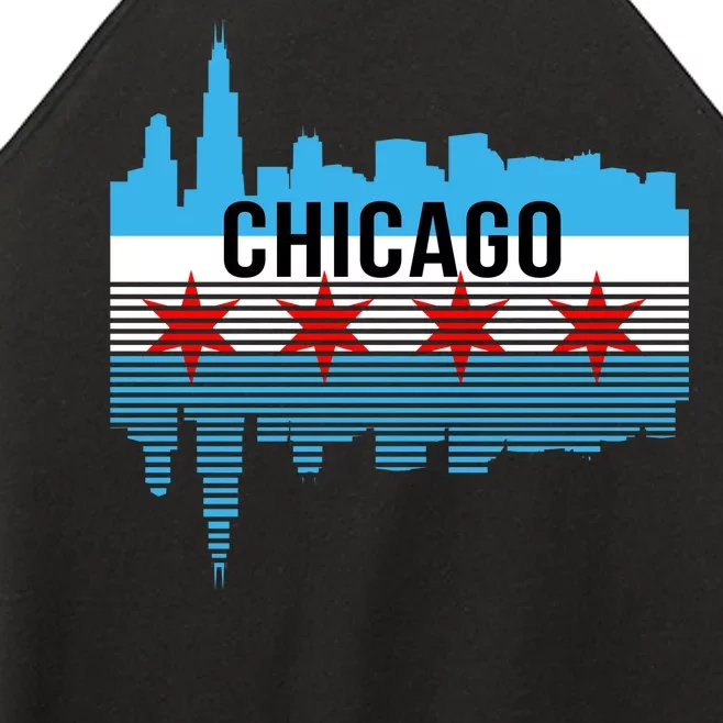 Chicago Skyline Women’s Perfect Tri Rocker Tank