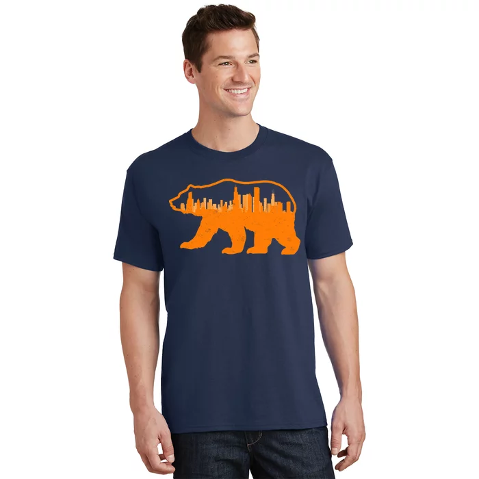 Chicago Skyline City Bear T-Shirt