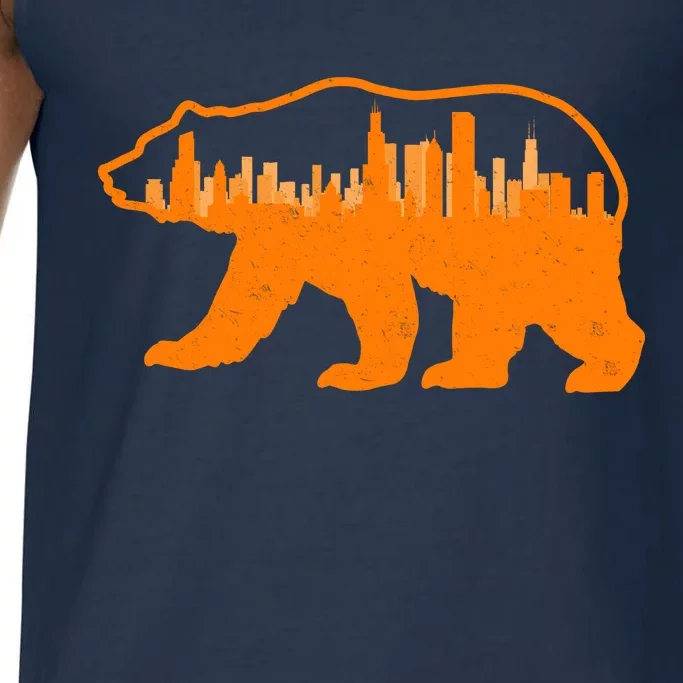 Chicago Skyline City Bear Comfort Colors® Tank Top