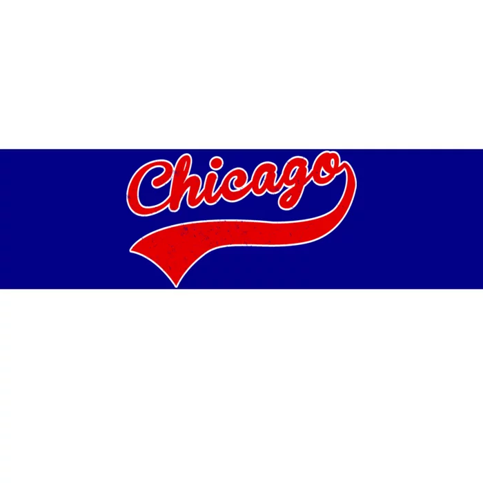 Chicago Vintage Classic Team Logo Bumper Sticker