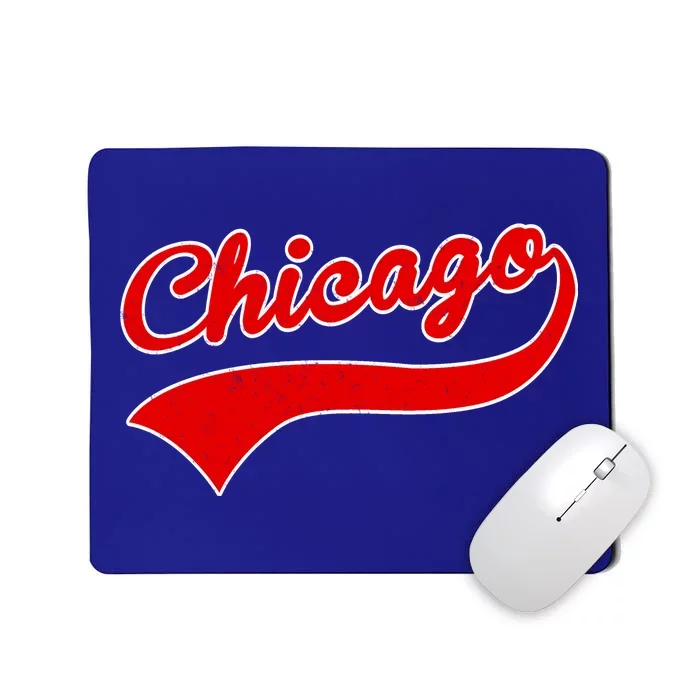 Chicago Vintage Classic Team Logo Mousepad