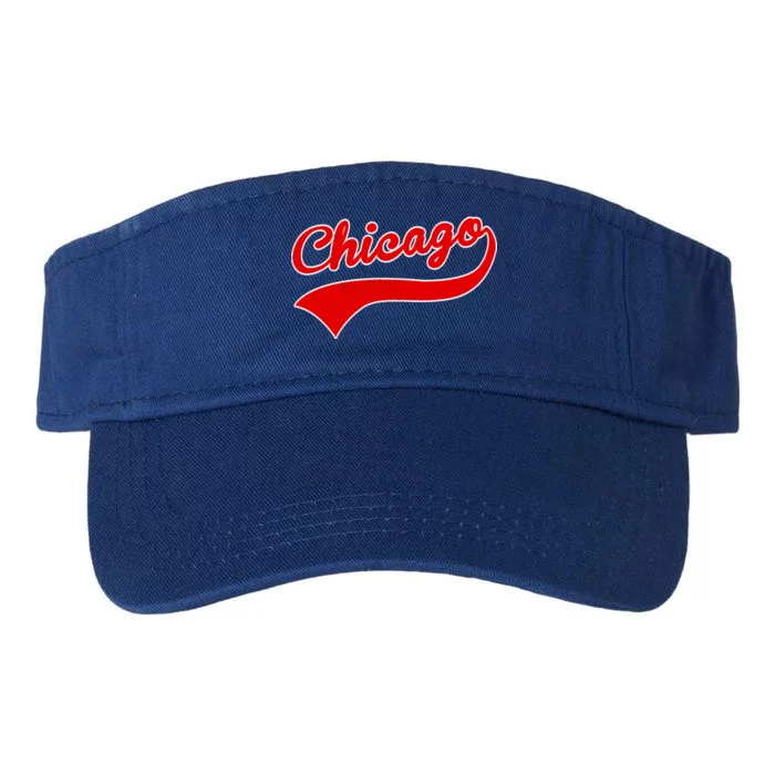 Chicago Vintage Classic Team Logo Valucap Bio-Washed Visor