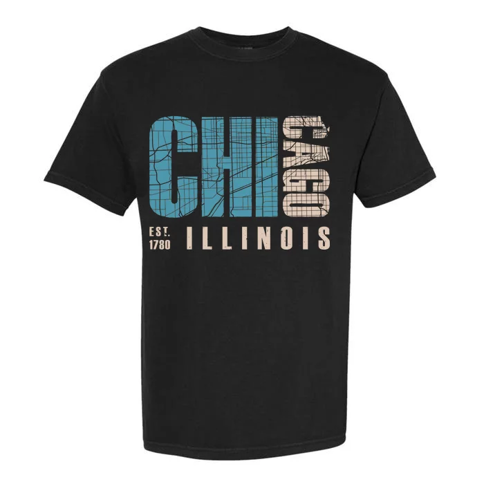 Chicago Vintage Emblem Garment-Dyed Heavyweight T-Shirt