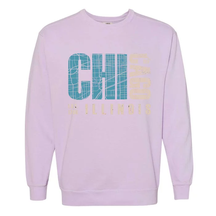 Chicago Vintage Emblem Garment-Dyed Sweatshirt