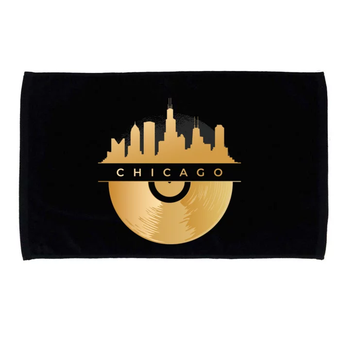 Chicago Vinyl Skyline Microfiber Hand Towel