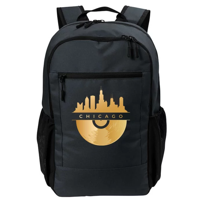 Chicago Vinyl Skyline Daily Commute Backpack