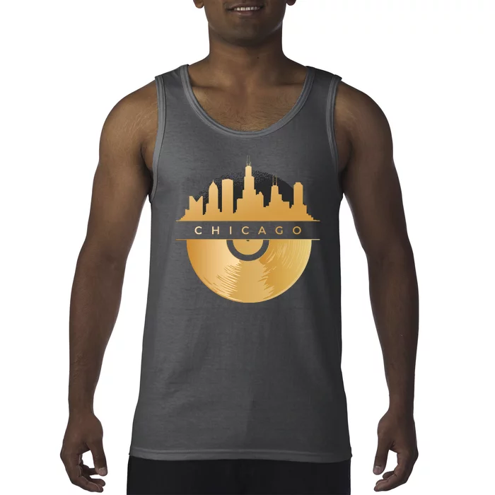 Chicago Vinyl Skyline Tank Top