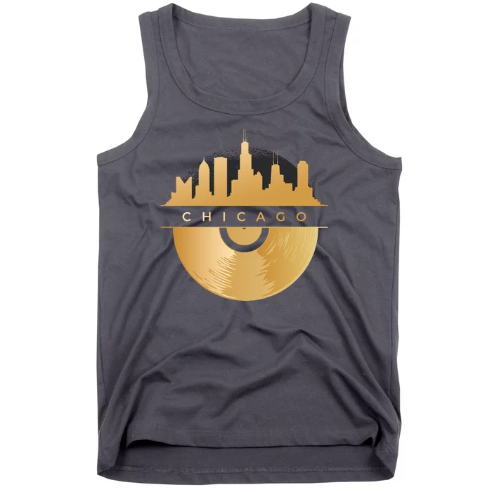 Chicago Vinyl Skyline Tank Top