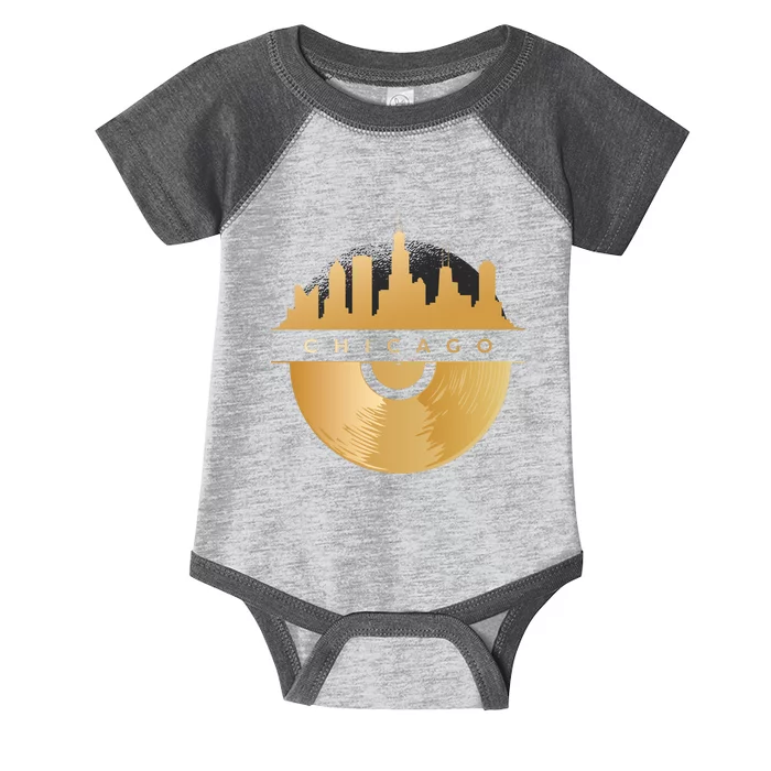 Chicago Vinyl Skyline Infant Baby Jersey Bodysuit