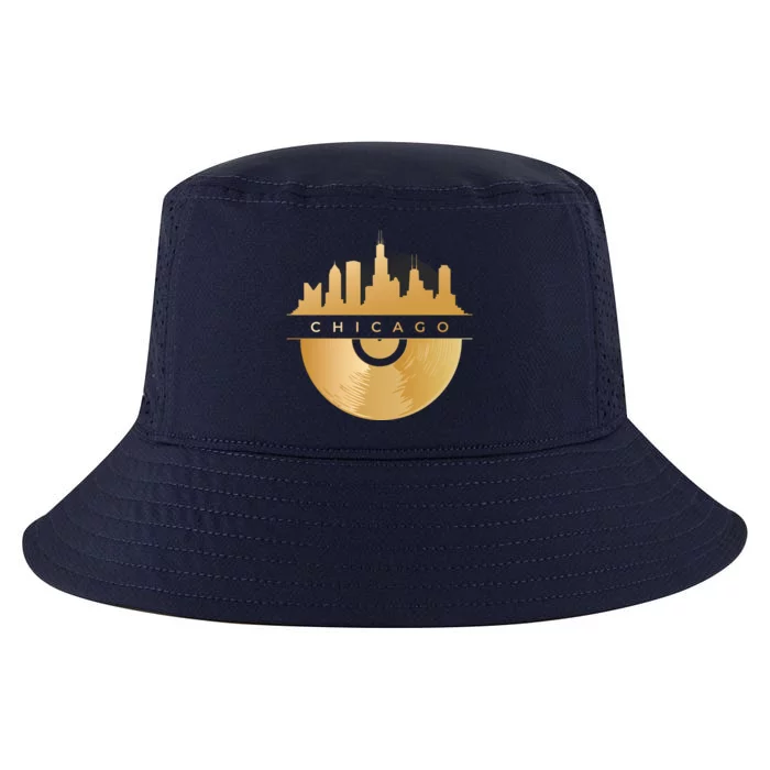 Chicago Vinyl Skyline Cool Comfort Performance Bucket Hat