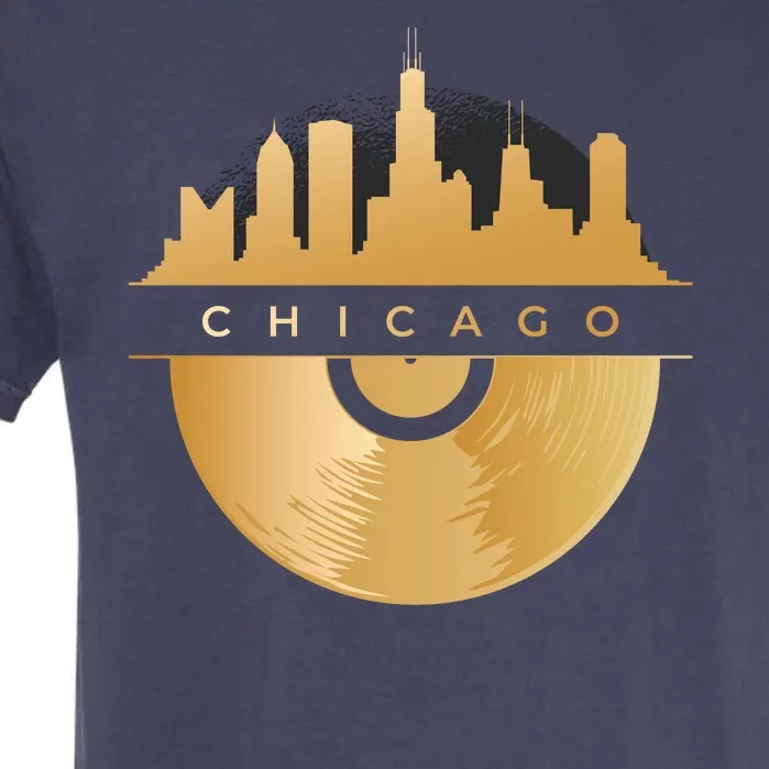 Chicago Vinyl Skyline Garment-Dyed Heavyweight T-Shirt