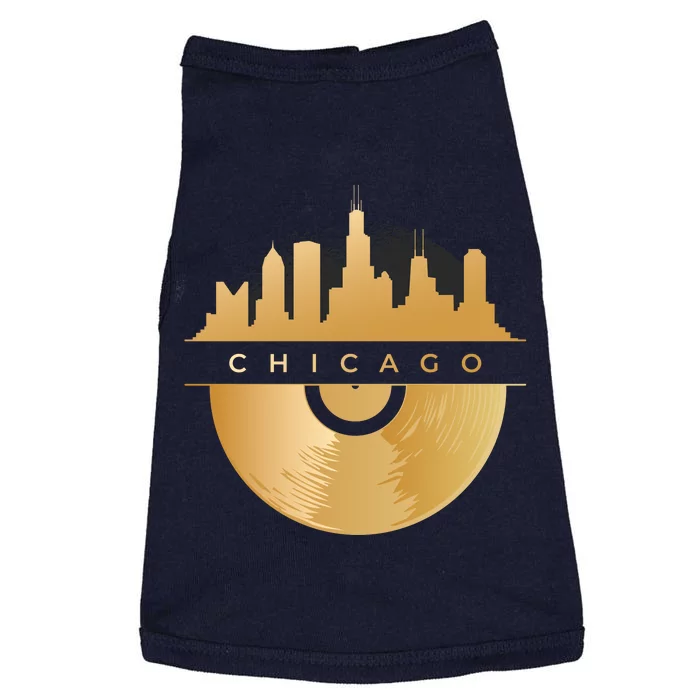 Chicago Vinyl Skyline Doggie Tank