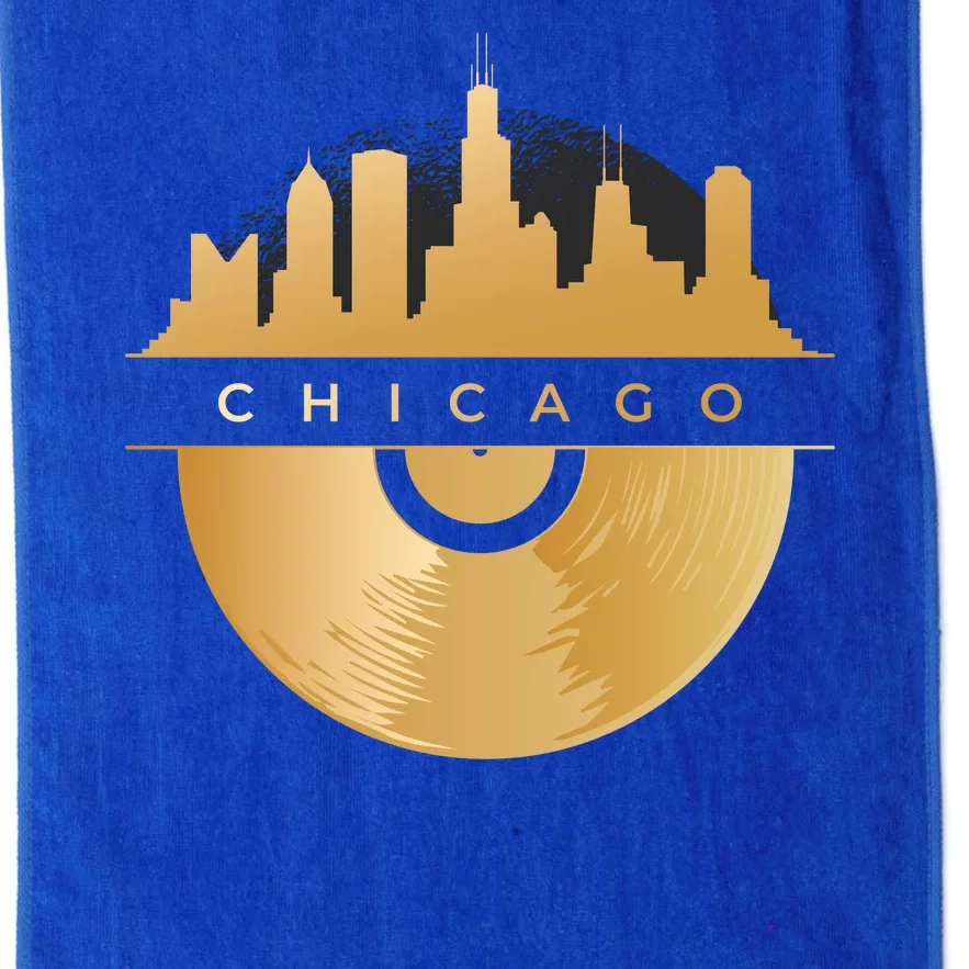 Chicago Vinyl Skyline Platinum Collection Golf Towel