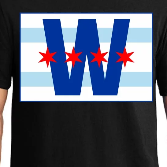 Chicago W Flag Pajama Set