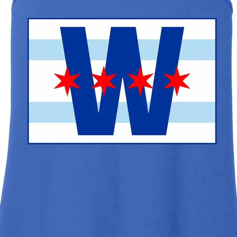 Chicago W Flag Ladies Essential Tank