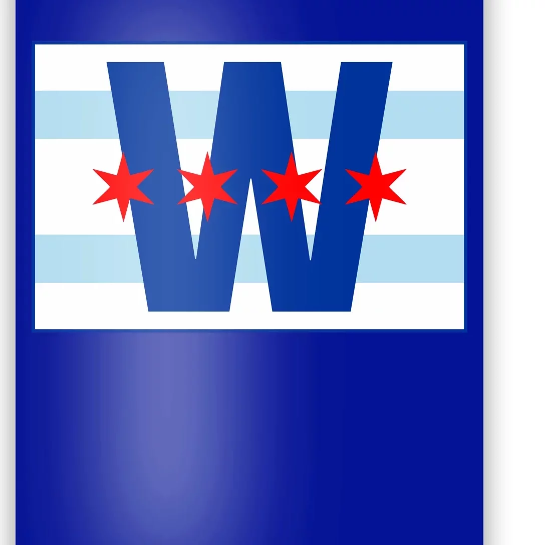 Chicago W Flag Poster