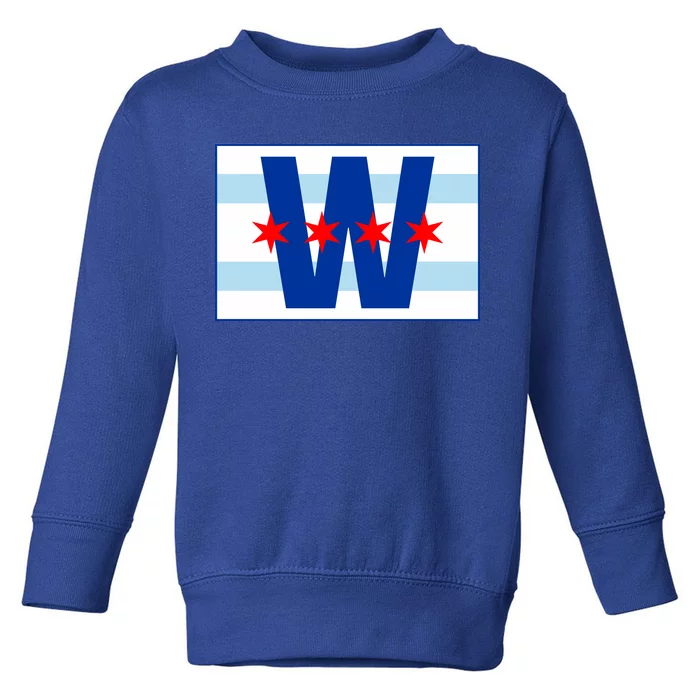 Chicago W Flag Toddler Sweatshirt