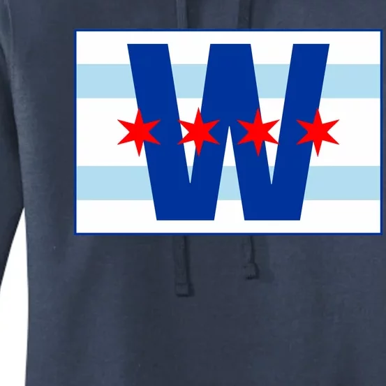 Chicago W Flag Women's Pullover Hoodie