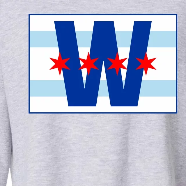 Chicago W Flag Cropped Pullover Crew