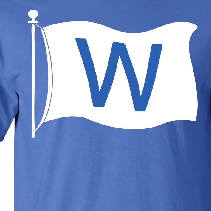 Chicago Win W Flag Baseball Tall T-Shirt