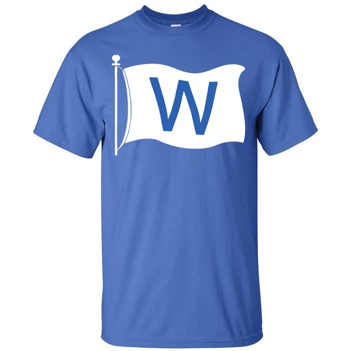 Chicago Win W Flag Baseball Tall T-Shirt