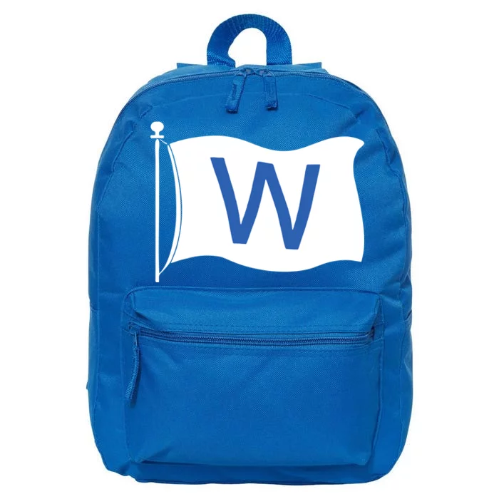 Chicago Win W Flag Baseball 16 in Basic Backpack