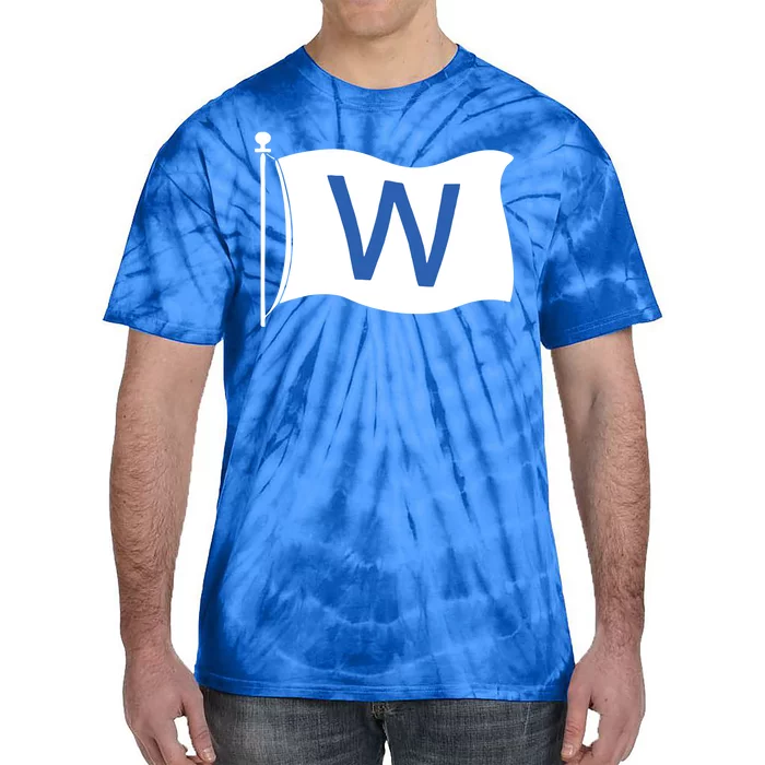 Chicago Win W Flag Baseball Tie-Dye T-Shirt