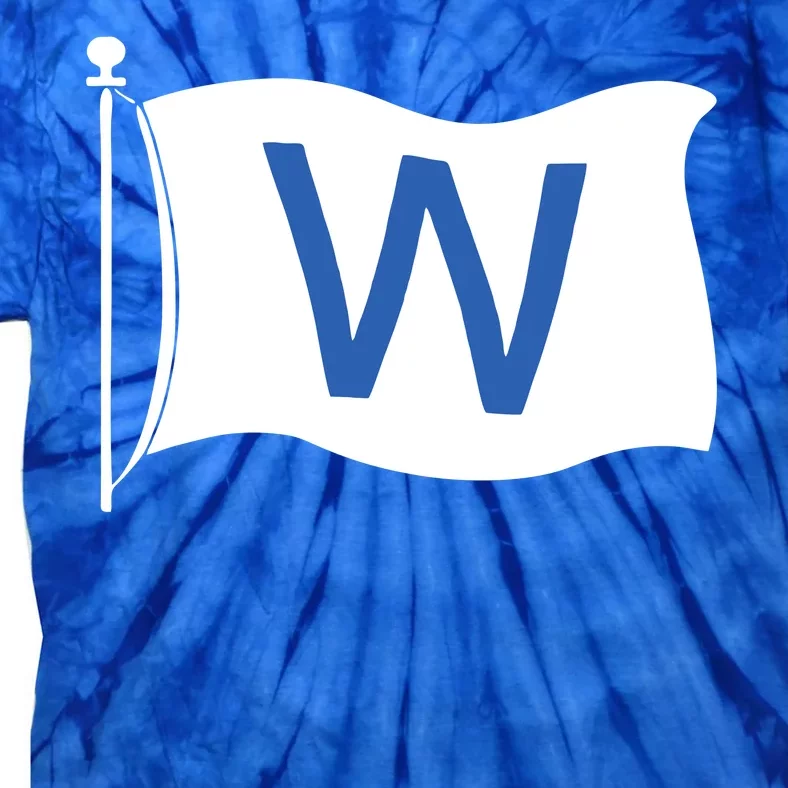 Chicago Win W Flag Baseball Tie-Dye T-Shirt