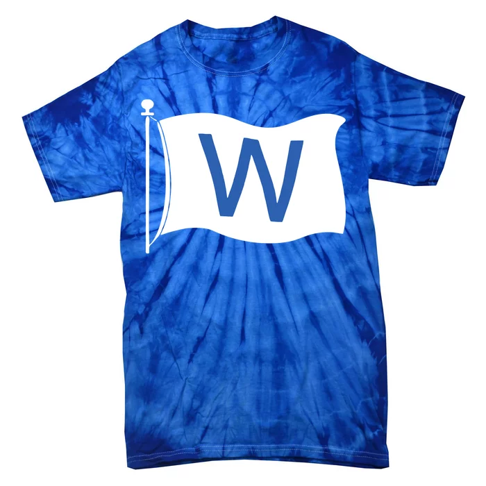 Chicago Win W Flag Baseball Tie-Dye T-Shirt