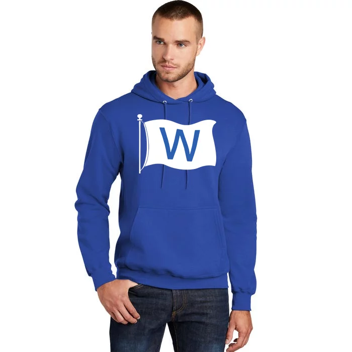 Chicago Win W Flag Baseball Tall Hoodie