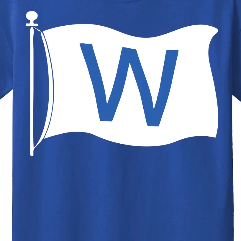 Chicago Win W Flag Baseball Kids T-Shirt