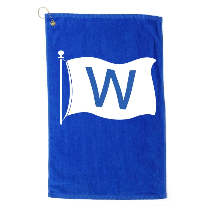 Chicago Win W Flag Baseball Platinum Collection Golf Towel