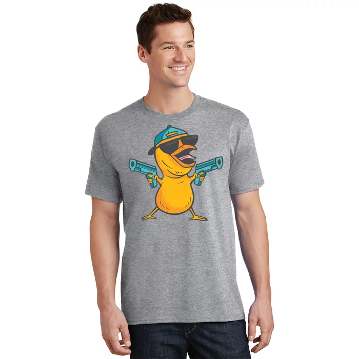 Chick Cartoon With Guns T-Shirt