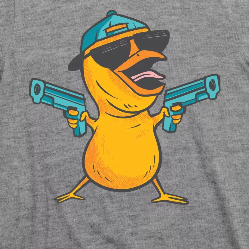 Chick Cartoon With Guns T-Shirt