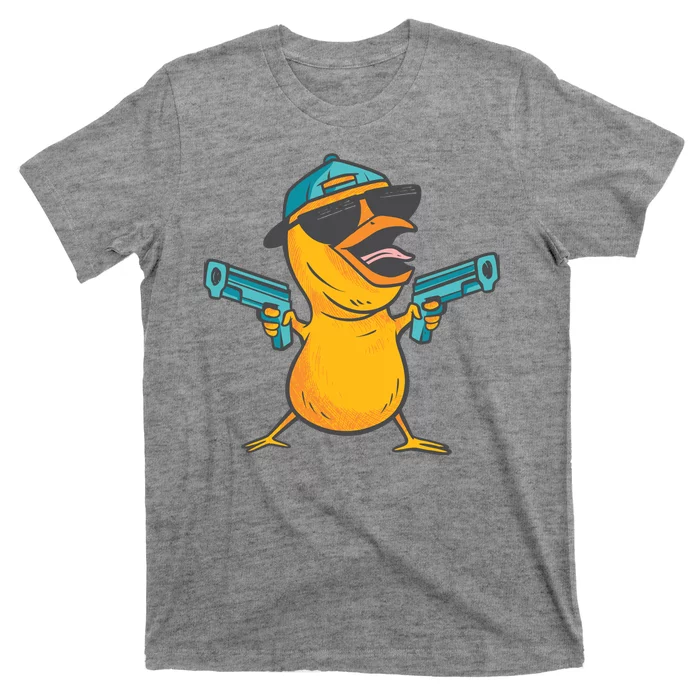 Chick Cartoon With Guns T-Shirt