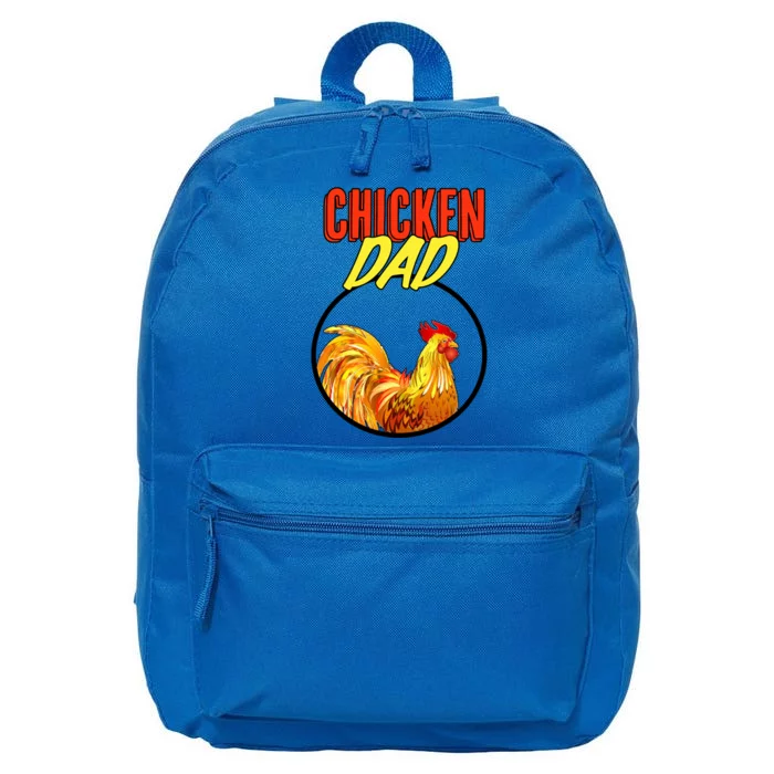 Chicken Dad 16 in Basic Backpack