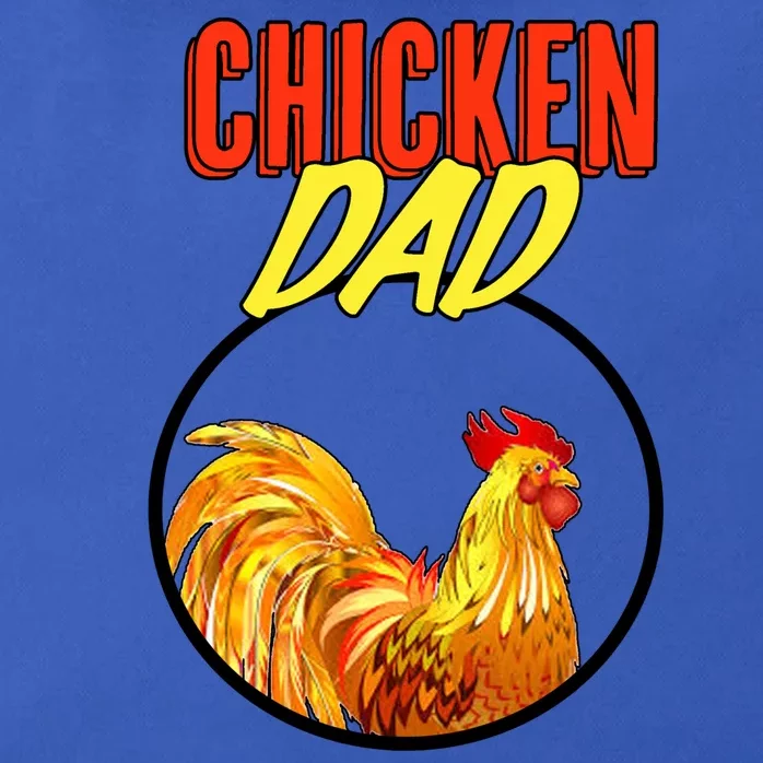 Chicken Dad Zip Tote Bag