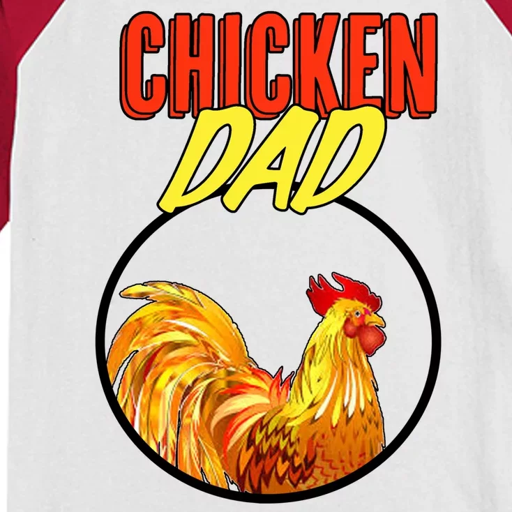 Chicken Dad Kids Colorblock Raglan Jersey