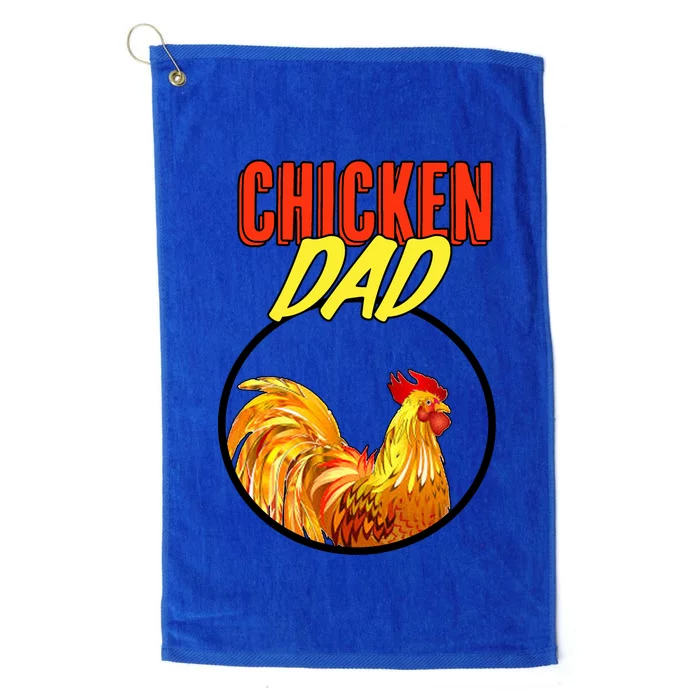 Chicken Dad Platinum Collection Golf Towel