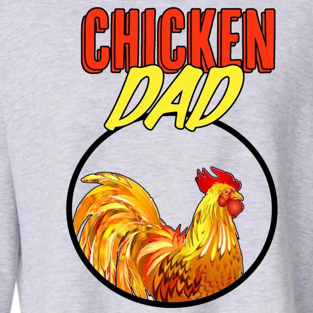 Chicken Dad Cropped Pullover Crew