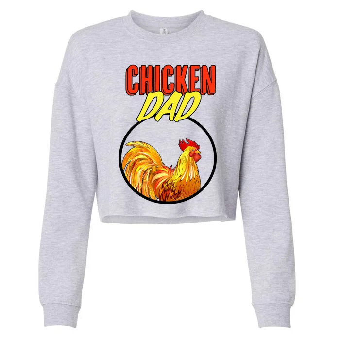 Chicken Dad Cropped Pullover Crew