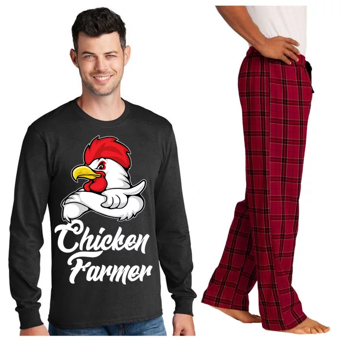 Chicken Farmer Long Sleeve Pajama Set