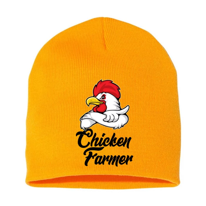 Chicken Farmer Short Acrylic Beanie