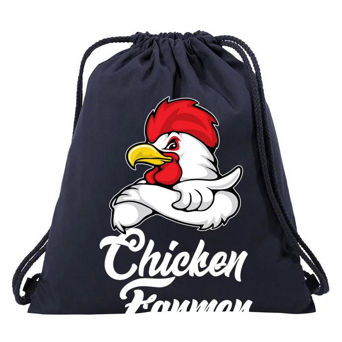 Chicken Farmer Drawstring Bag