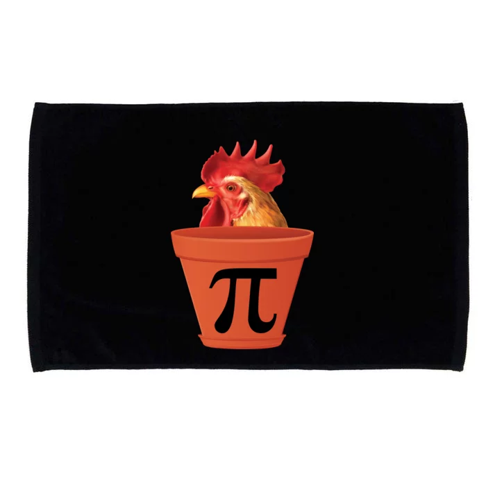 Chicken Pot Pie Funny Pi Microfiber Hand Towel