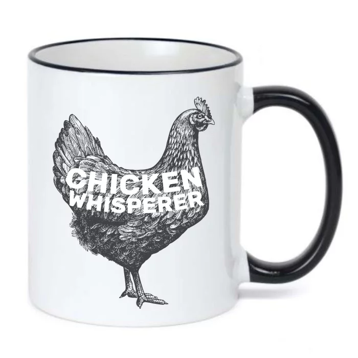 Chicken Whisperer Black Color Changing Mug