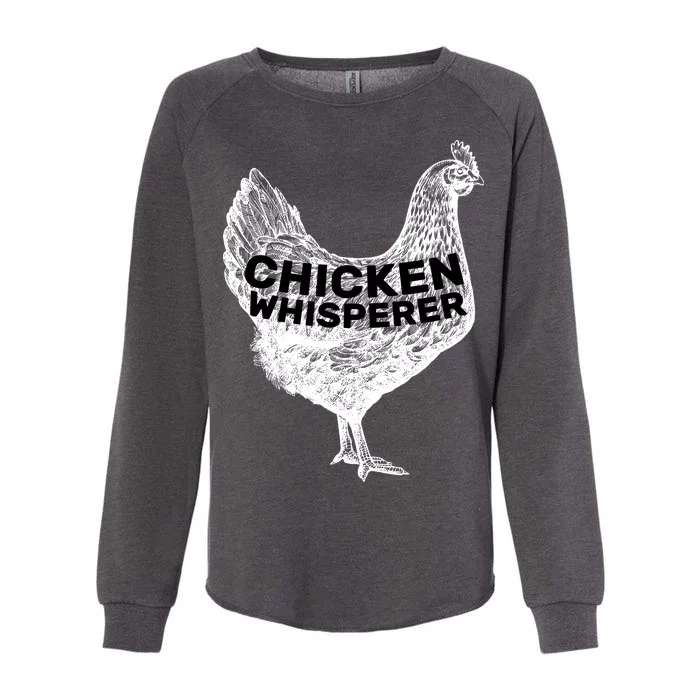 Chicken Whisperer Womens California Wash Sweatshirt