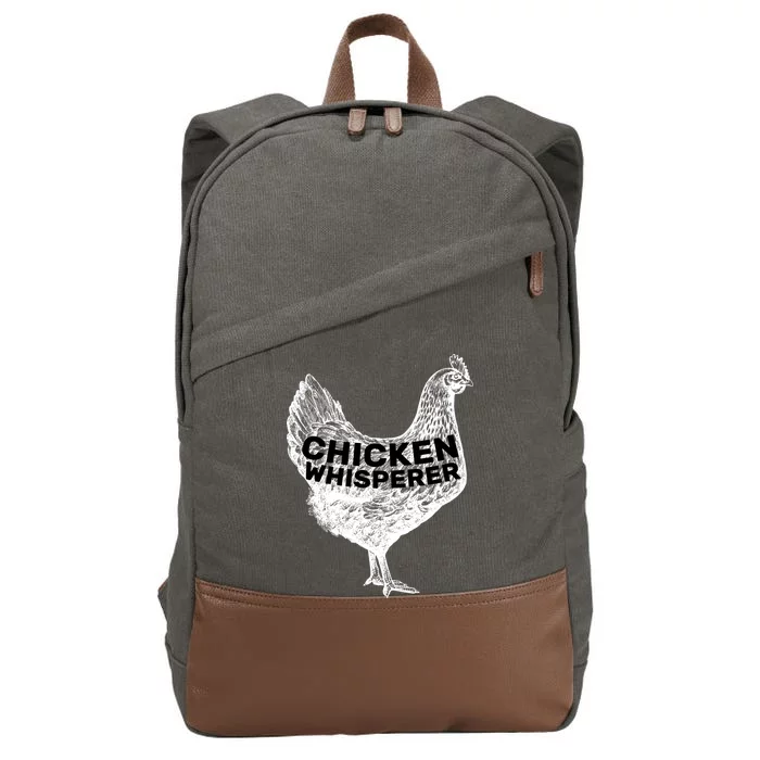 Chicken Whisperer Cotton Canvas Backpack