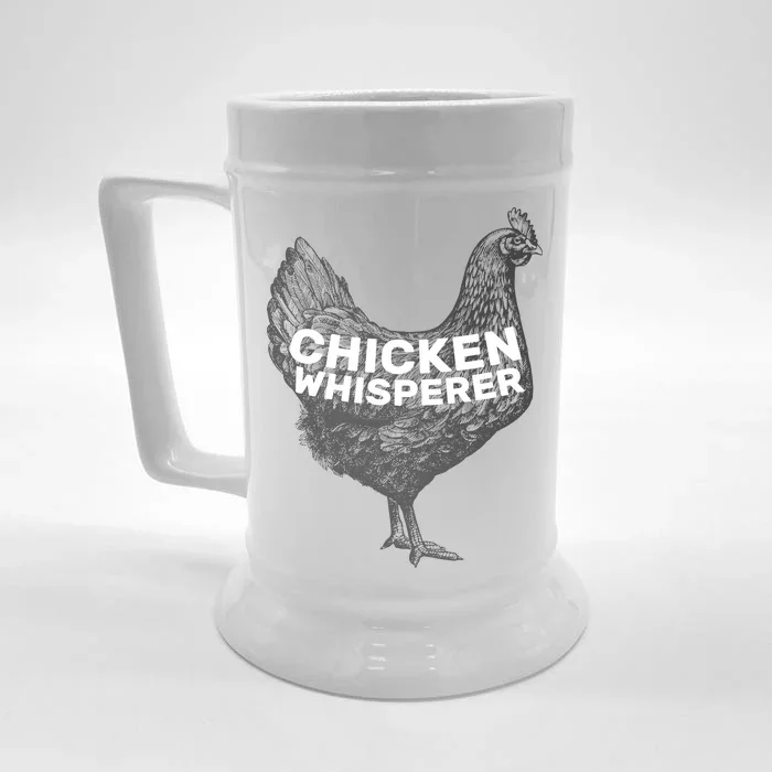 Chicken Whisperer Front & Back Beer Stein