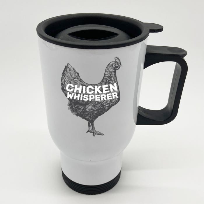 Chicken Whisperer Front & Back Stainless Steel Travel Mug